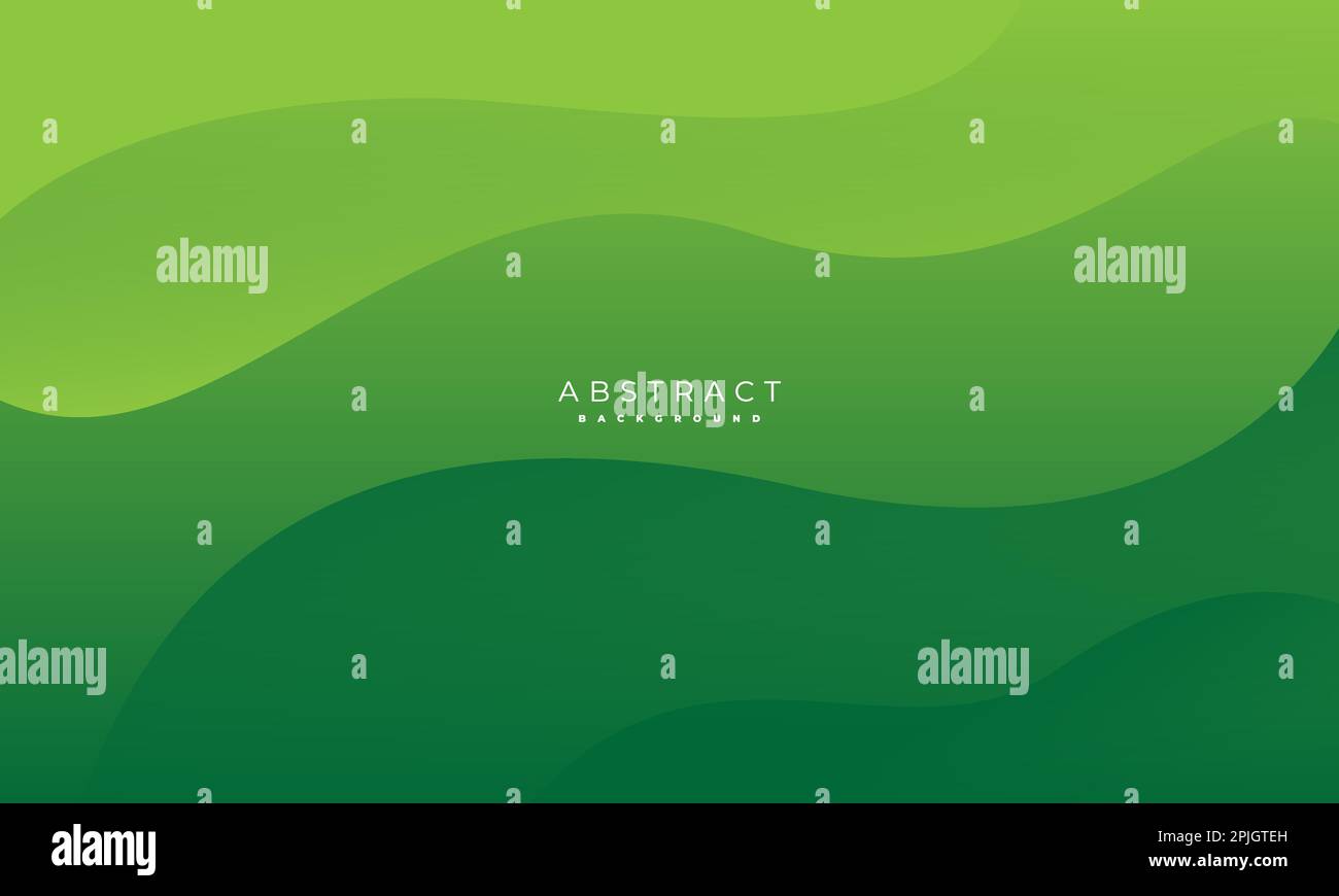 Green abstract background wave Stock Vector Image & Art - Alamy