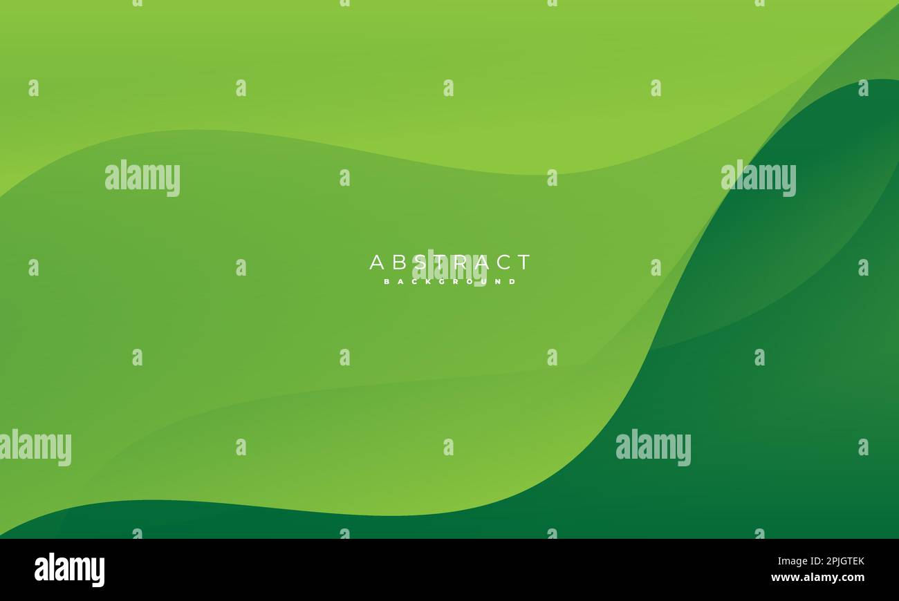 Green abstract background wave Stock Vector Image & Art - Alamy