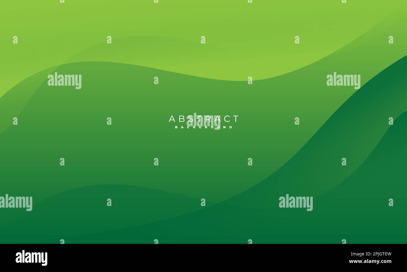 Green abstract background wave Stock Vector Image & Art - Alamy