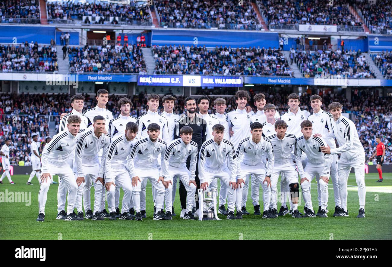 2nd April 2023; Santiago Bernabeu Stadium, Madrid, Spain, Spanish La