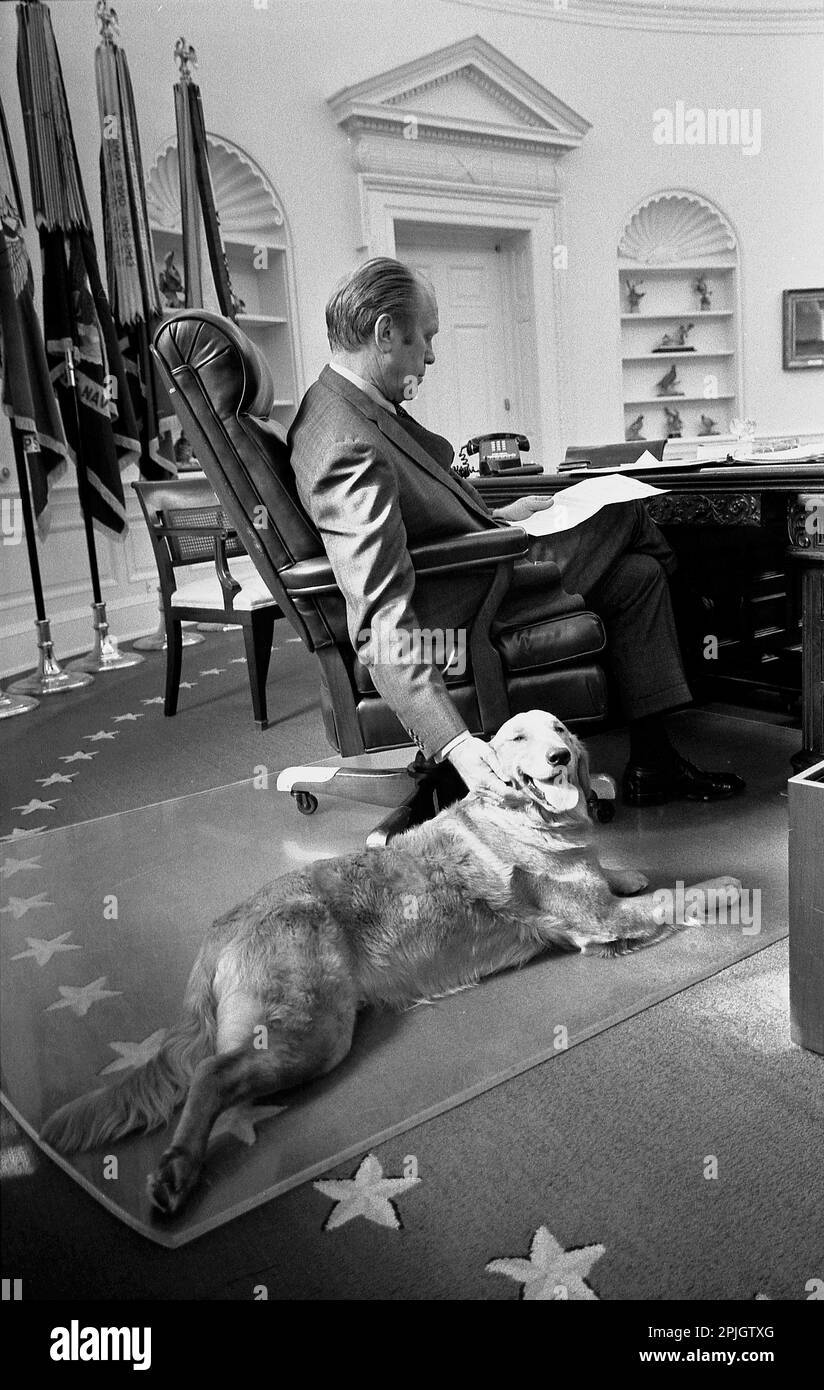 American President Gerald R. Ford during his presidency Stock Photo - Alamy