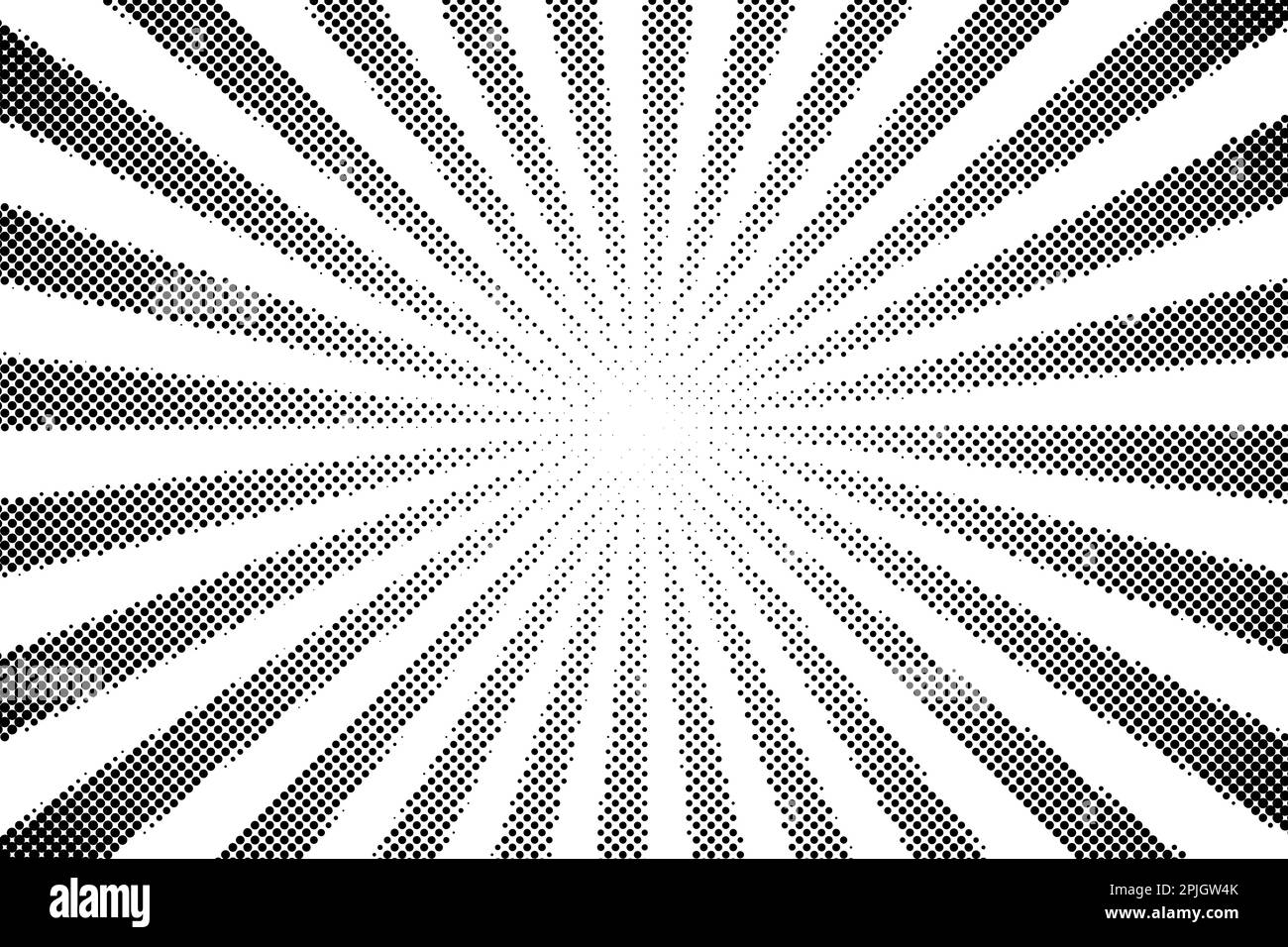 Comics background. Abstract lines backdrop. Shading sunrays. Design frames for title book. Texture explosive polka. Beam action. Pattern motion flash Stock Vector