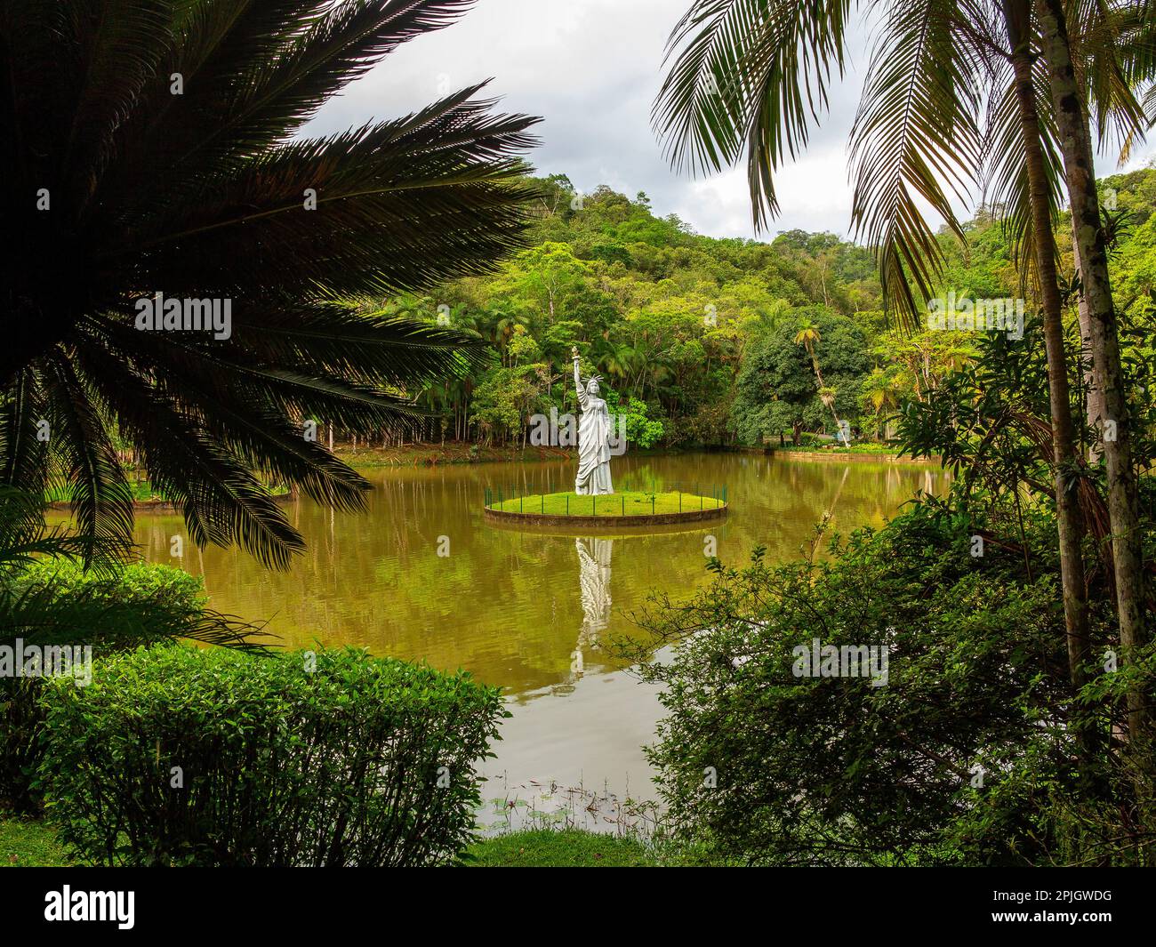 Statue of Liberty replica on Malwee Park, Jaraguá do Sul, Santa