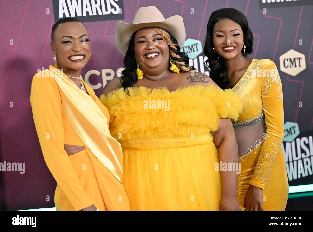 Trea Swindle, from left, Danica Hart and Devynn Hart of Chapel Hart