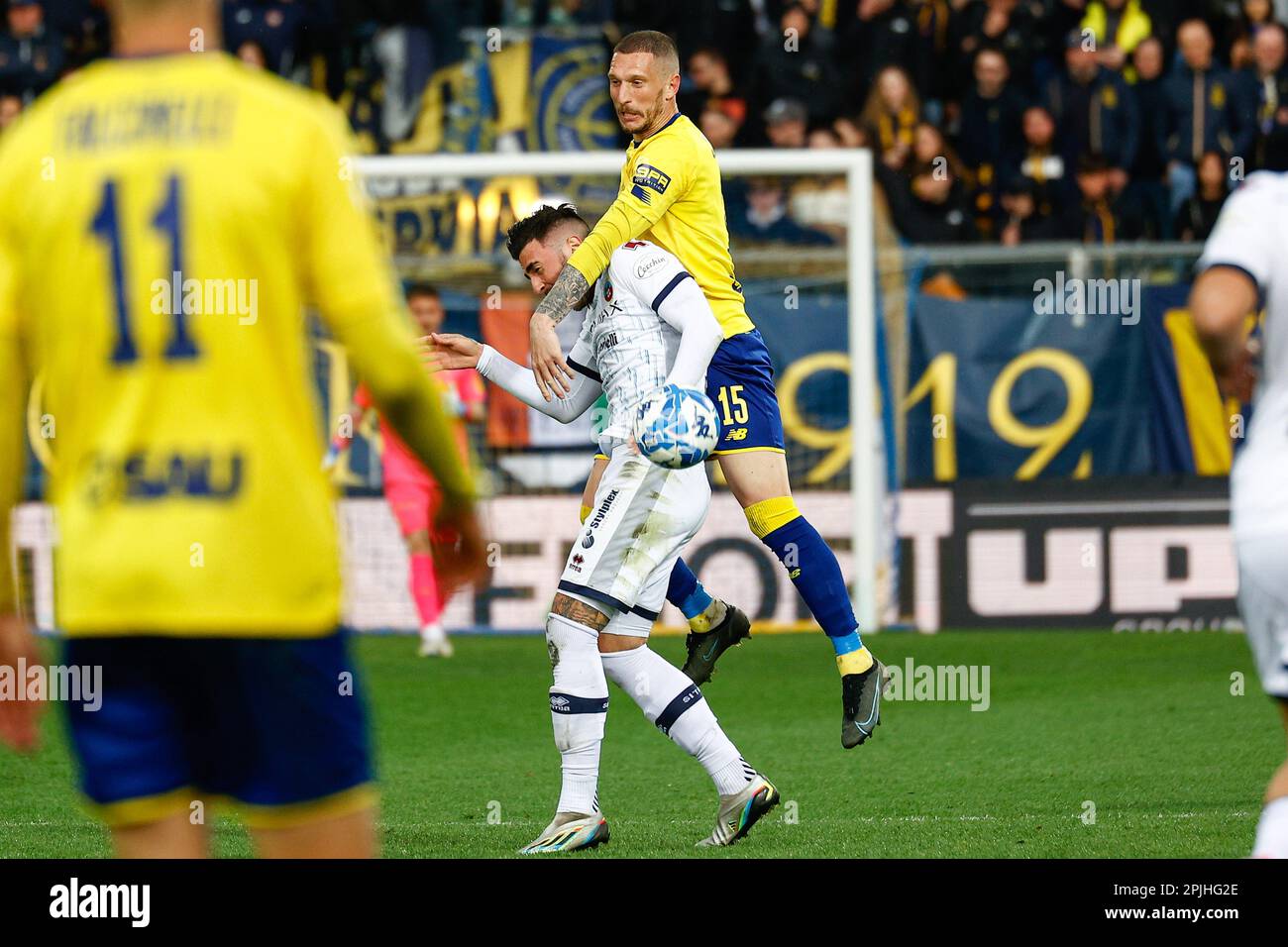 Modena, Italy. 01st Apr, 2023. Diego Falcinelli (Modena) during Modena FC vs  AS Cittadella, Italian soccer