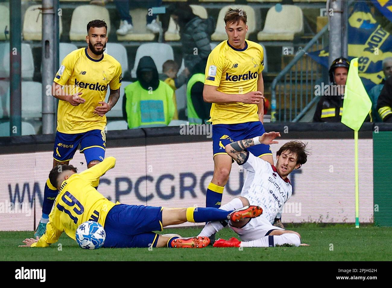 Modena, Italy. 01st Apr, 2023. Giovanni Crociata (Cittadella) during Modena  FC vs AS Cittadella, Italian soccer Serie B match in Modena, Italy, April  01 2023 Credit: Independent Photo Agency/Alamy Live News Stock