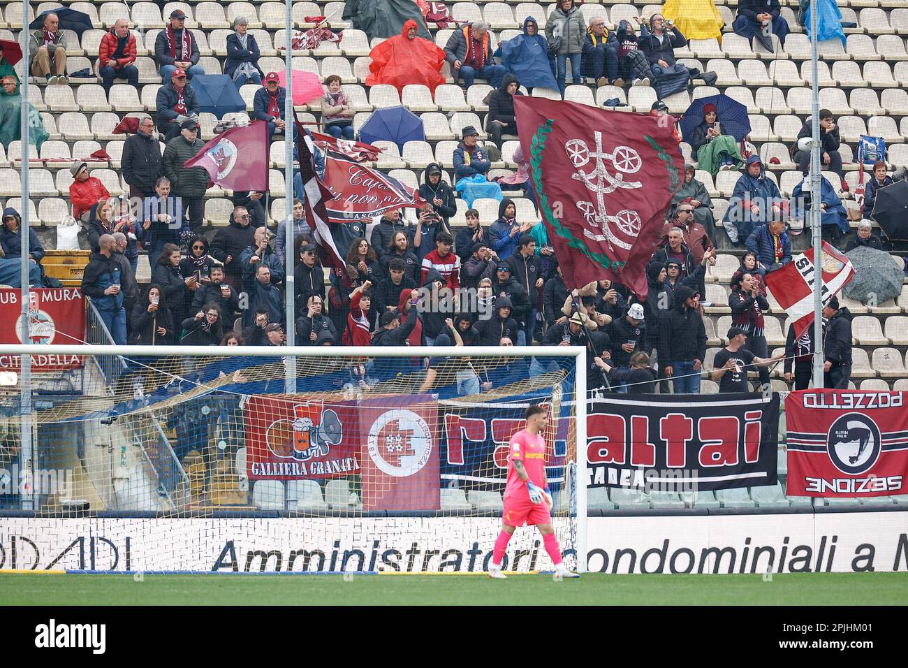 Alberto Braglia stadium, Modena, Italy, April 01, 2023, Fans of Cittadella  during Modena FC vs AS Cittadella - Italian soccer Serie B match Stock  Photo - Alamy