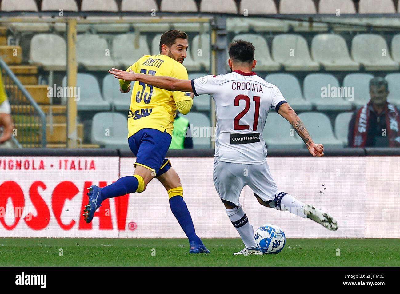 Modena, Italy. 01st Apr, 2023. Giovanni Crociata (Cittadella) during Modena  FC vs AS Cittadella, Italian soccer