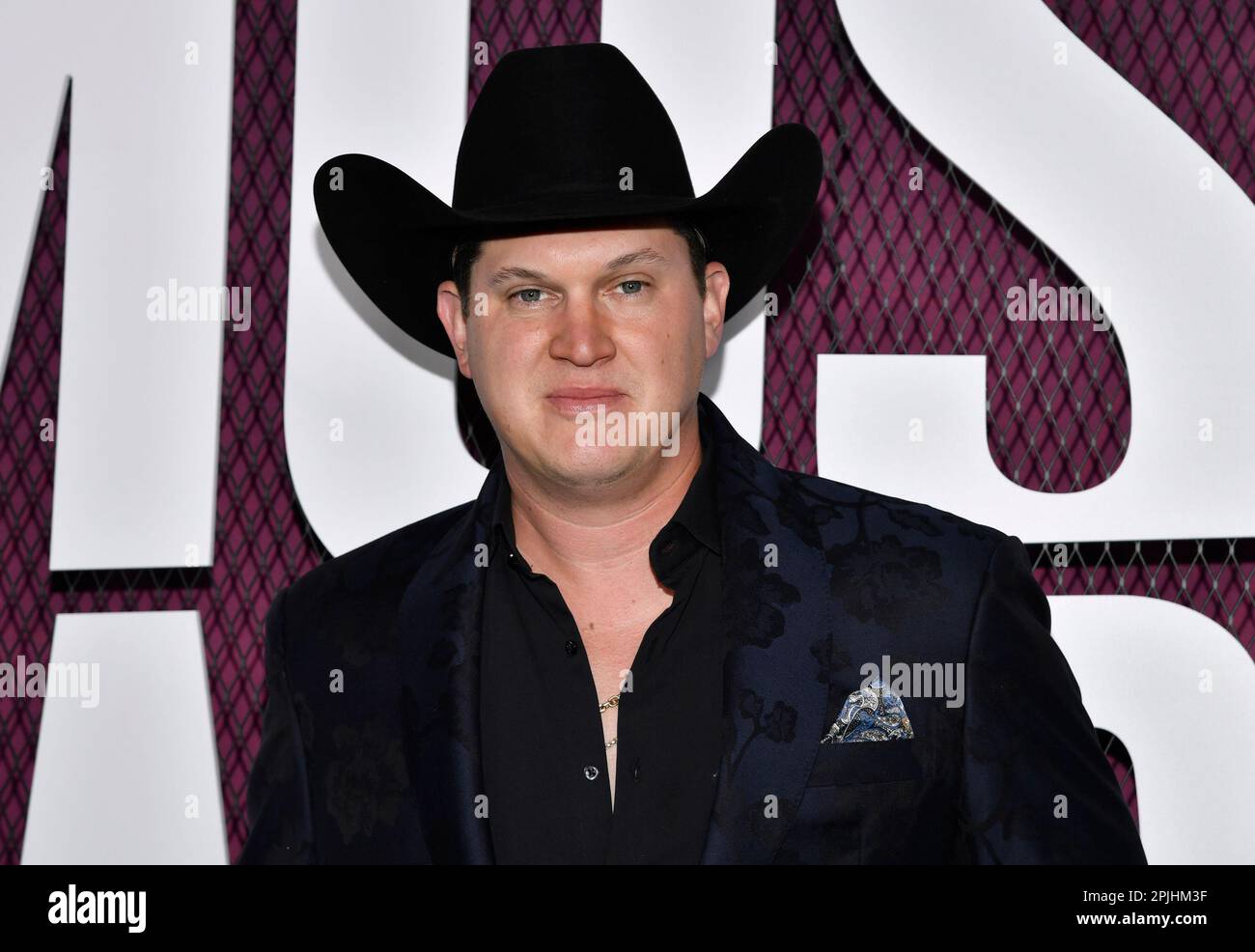 Jon Pardi arrives at the CMT Music Awards on Sunday, April 2, 2023, at(01)