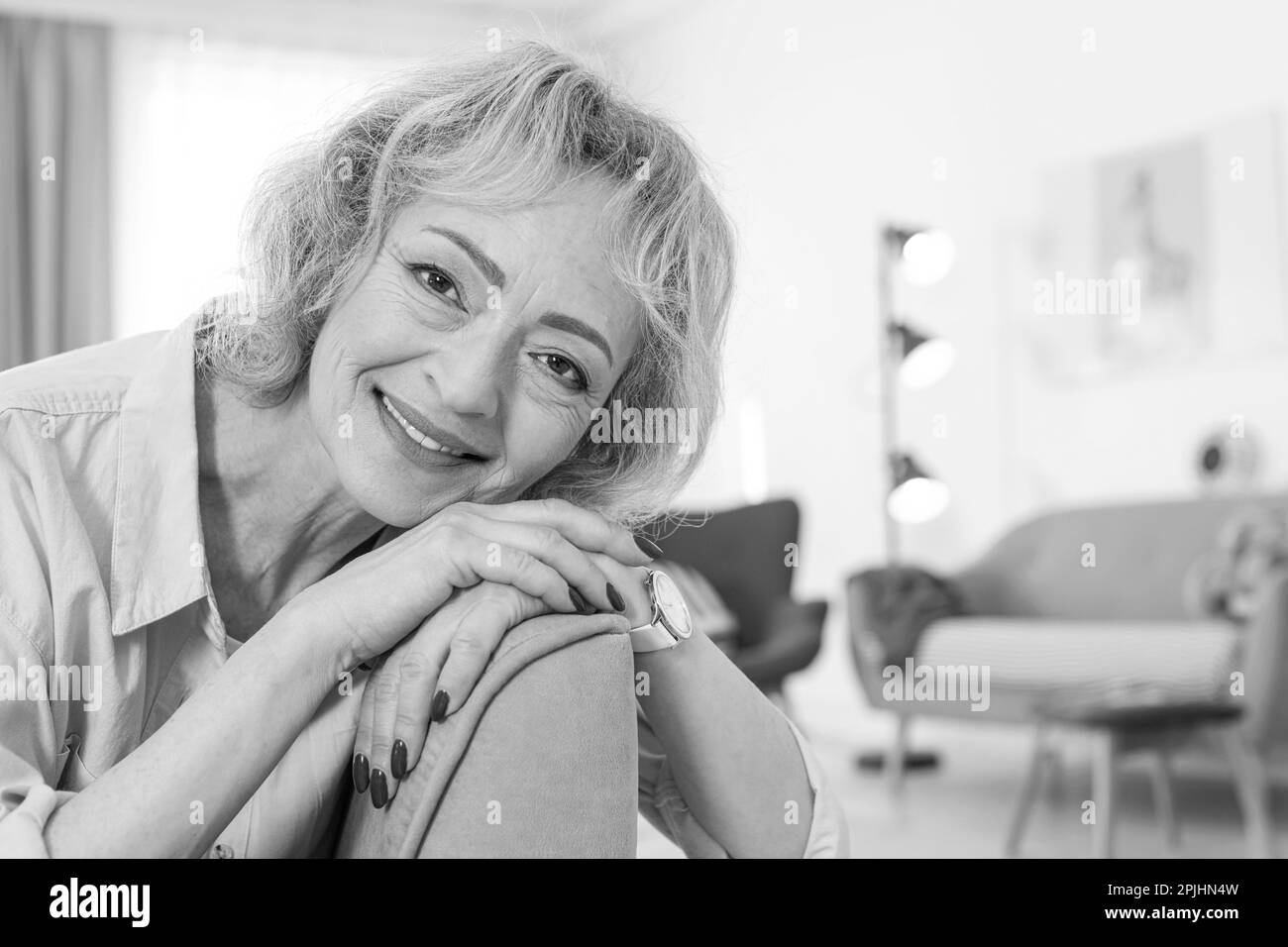 Photography sofa background Black and White Stock Photos & Images - Alamy