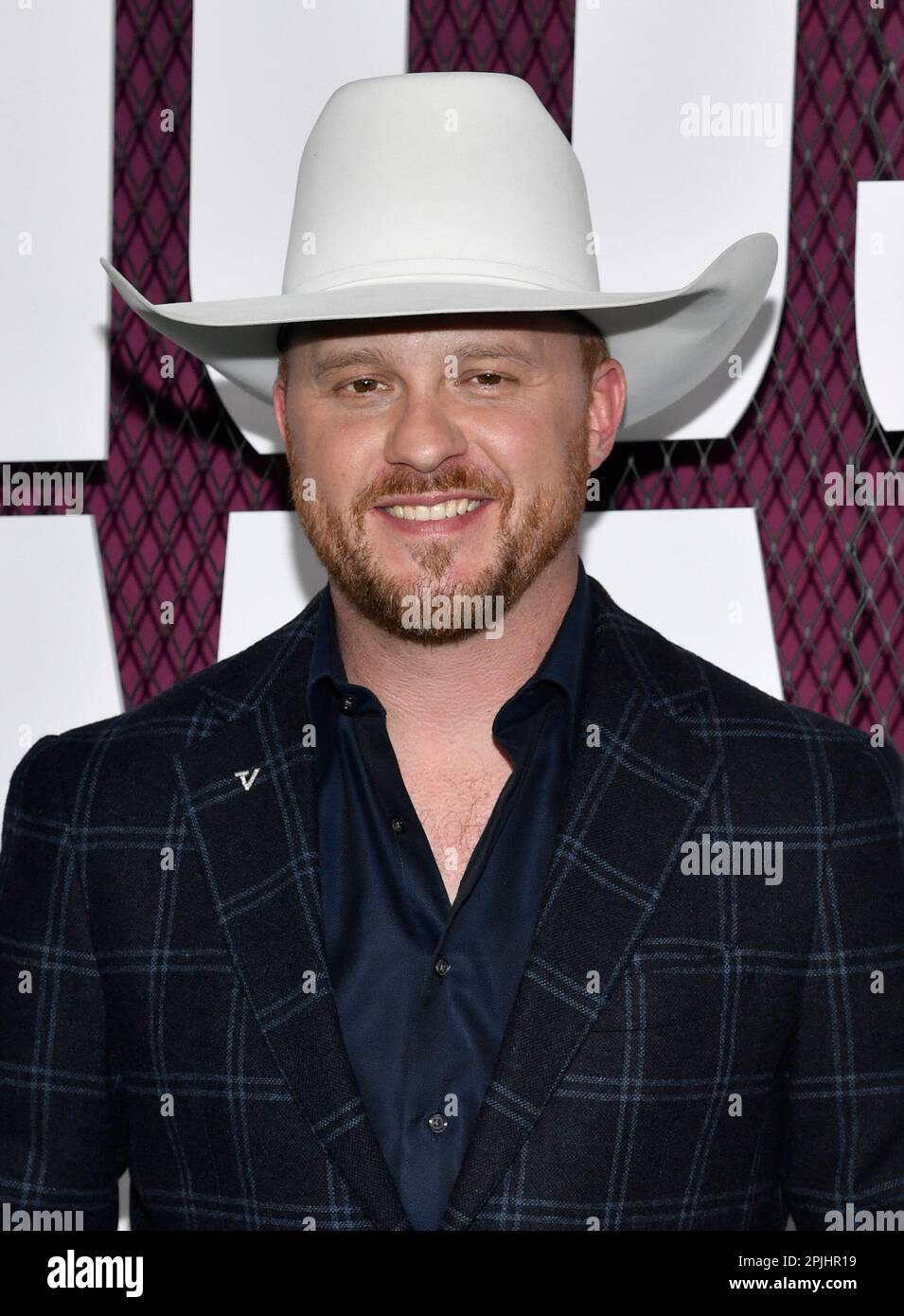 Cody Johnson arrives at the CMT Music Awards on Sunday, April 2, 2023