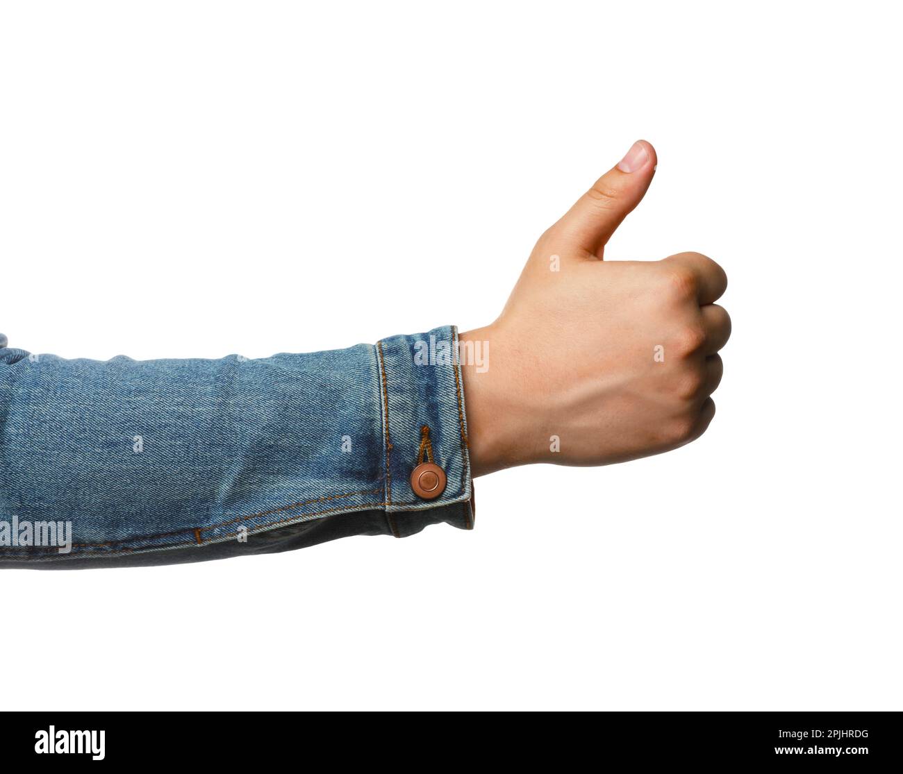 Hitchhiker thumb isolated hires stock photography and images Alamy