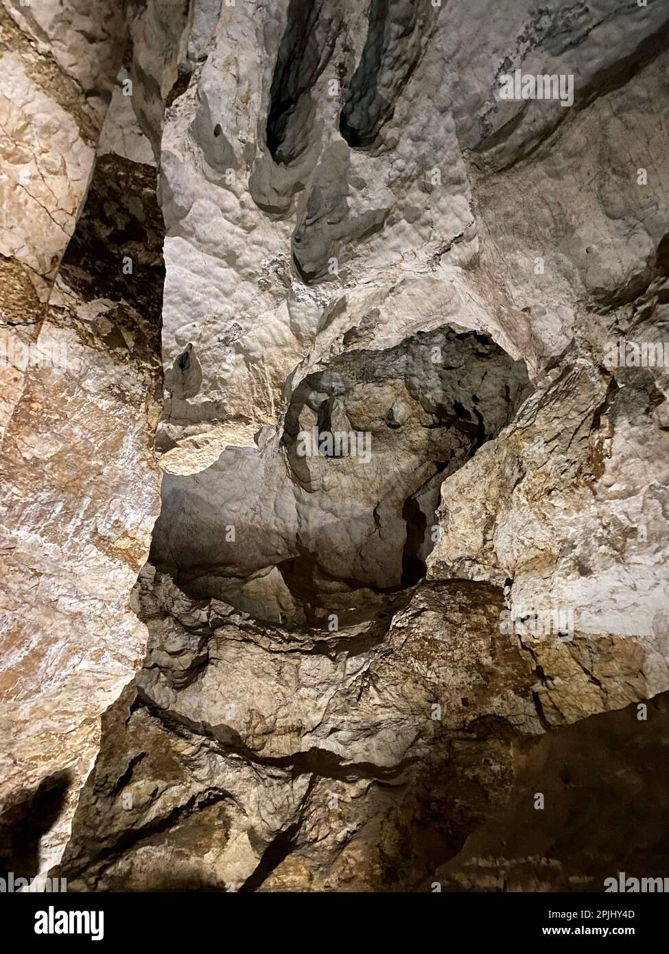 New Athos Cave, Abkhazia. The huge old cave is one of the main