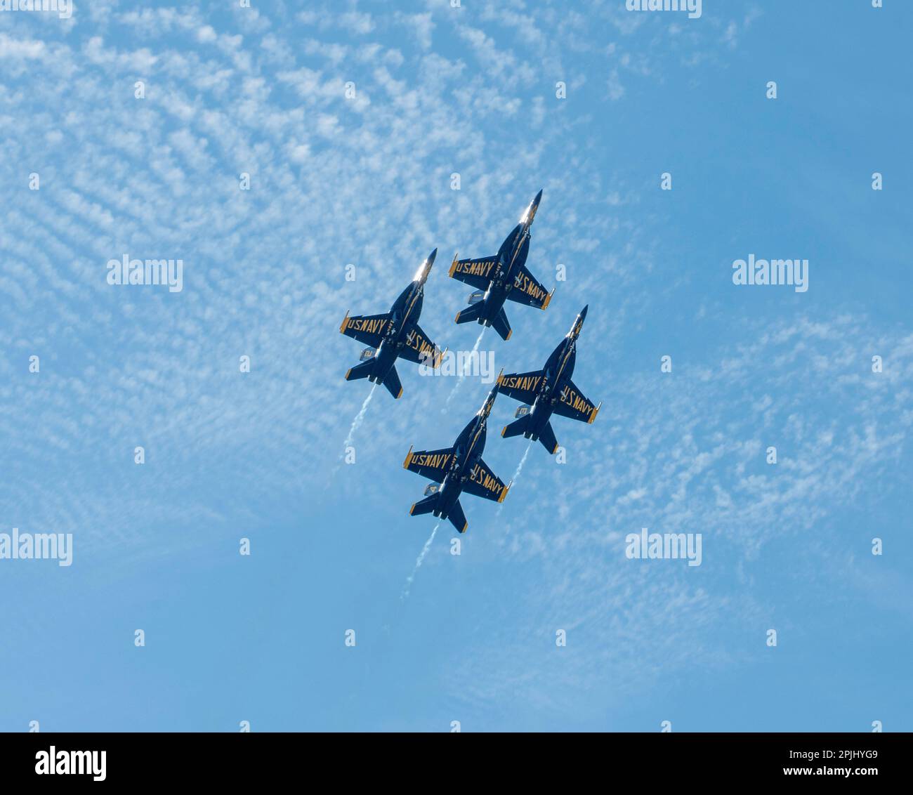 Lakeland, Florida, USA. 1st Apr, 2023. US Navy Blue Angels flying in F