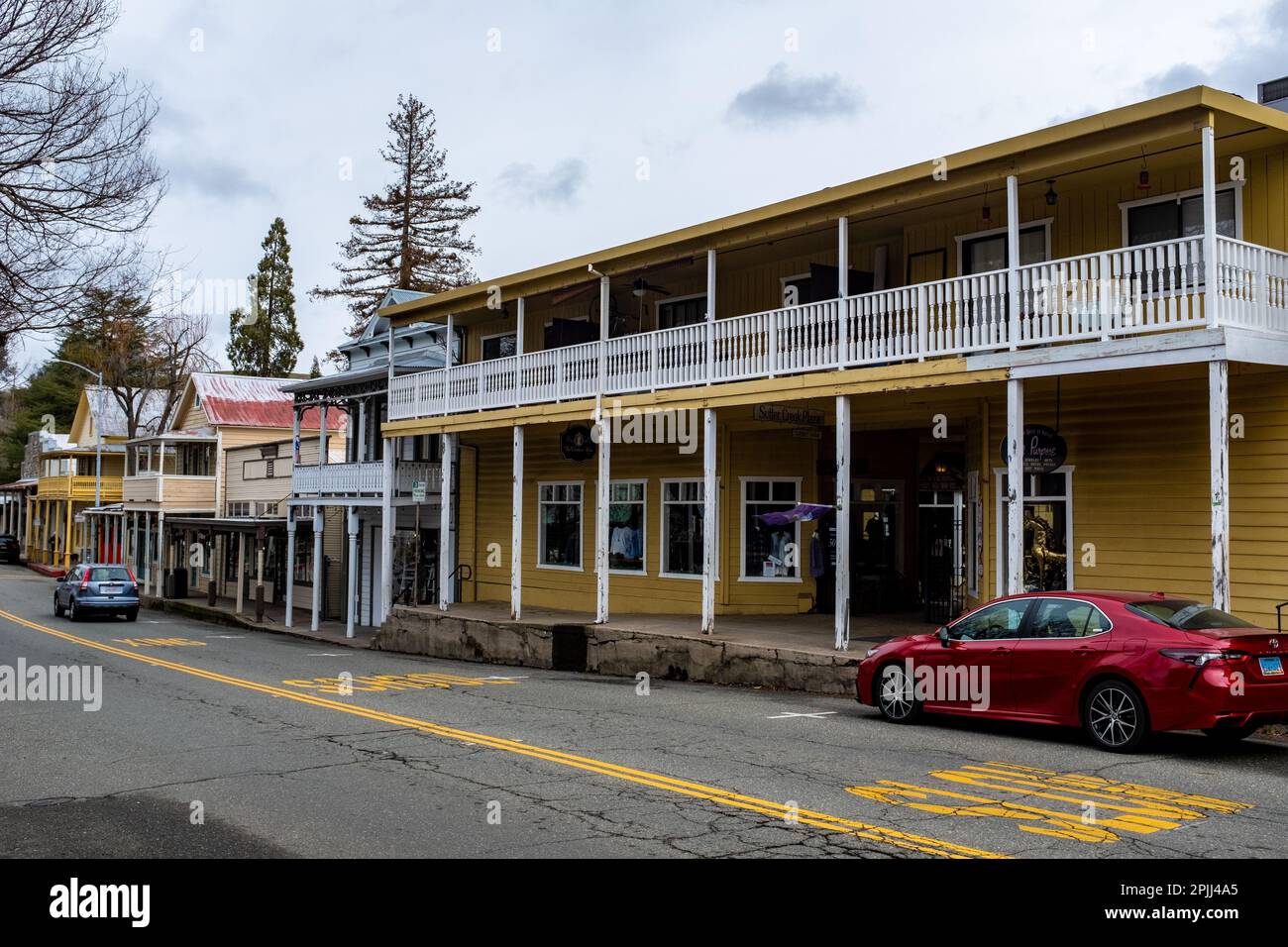Main Street Sutter Creek Stock Photo Alamy