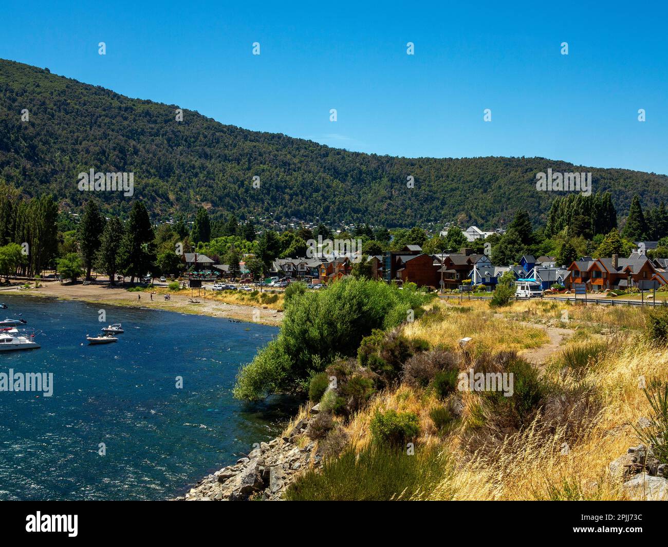 San Martin de Los Andes where starts the Ruta de Los Siete Lagos (Seven