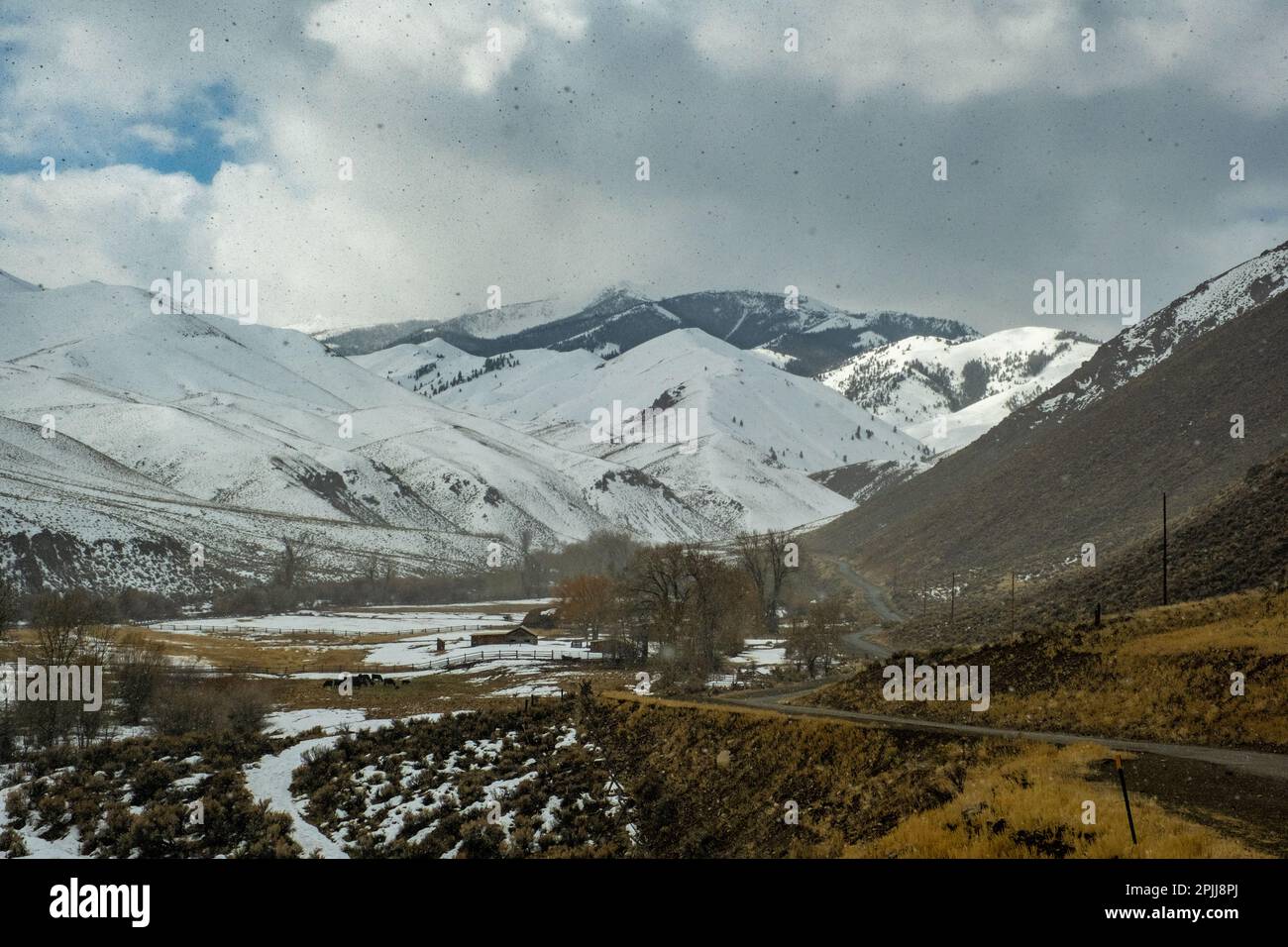 East Fork Road Stock Photo Alamy