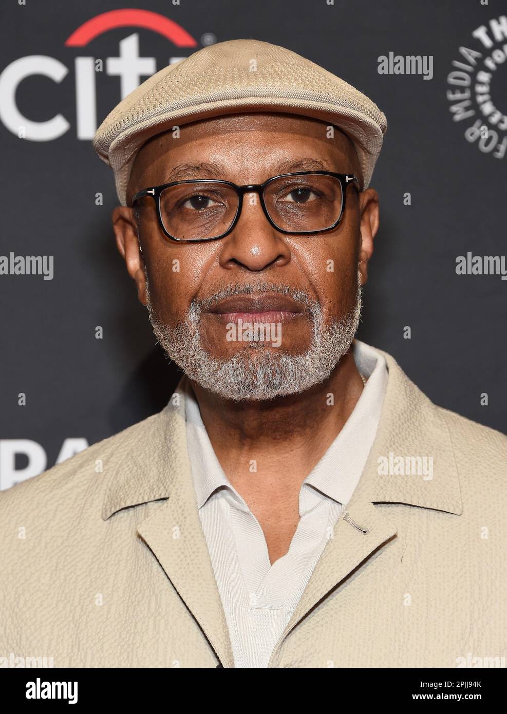 James Pickens Jr. arriving to PaleyFest 2023 Grey’s Anatomy at Dolby