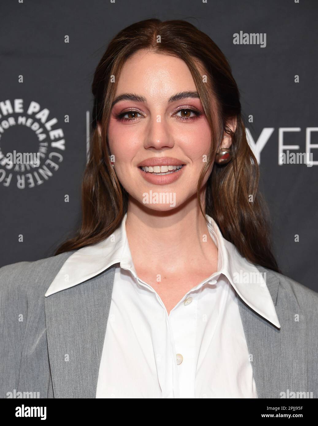 Adelaide Kane arriving to PaleyFest 2023: Grey’s Anatomy at Dolby