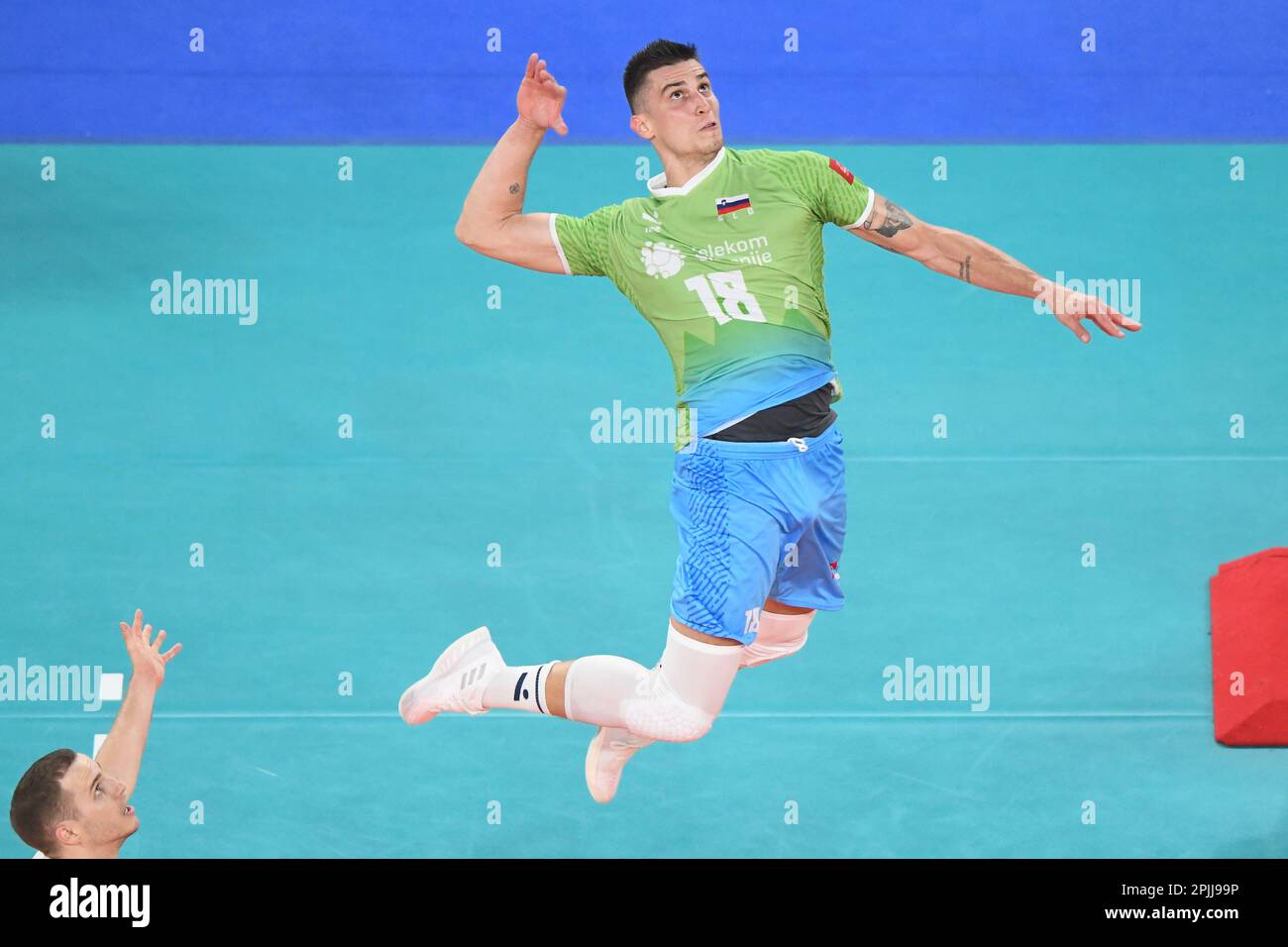Klemen Cebulj (Slovenia). Volleyball World Championship 2022. Quarter