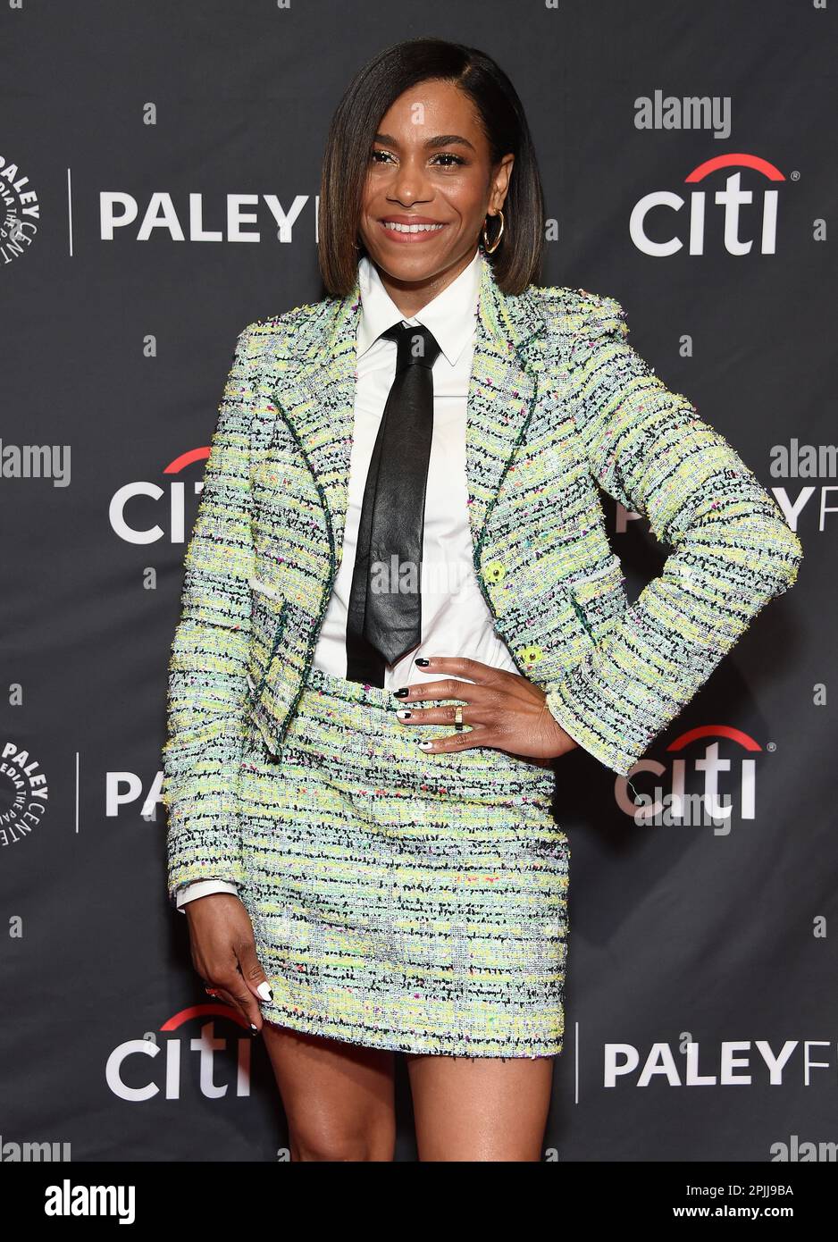 Kelly McCreary arriving to PaleyFest 2023 Grey’s Anatomy at Dolby