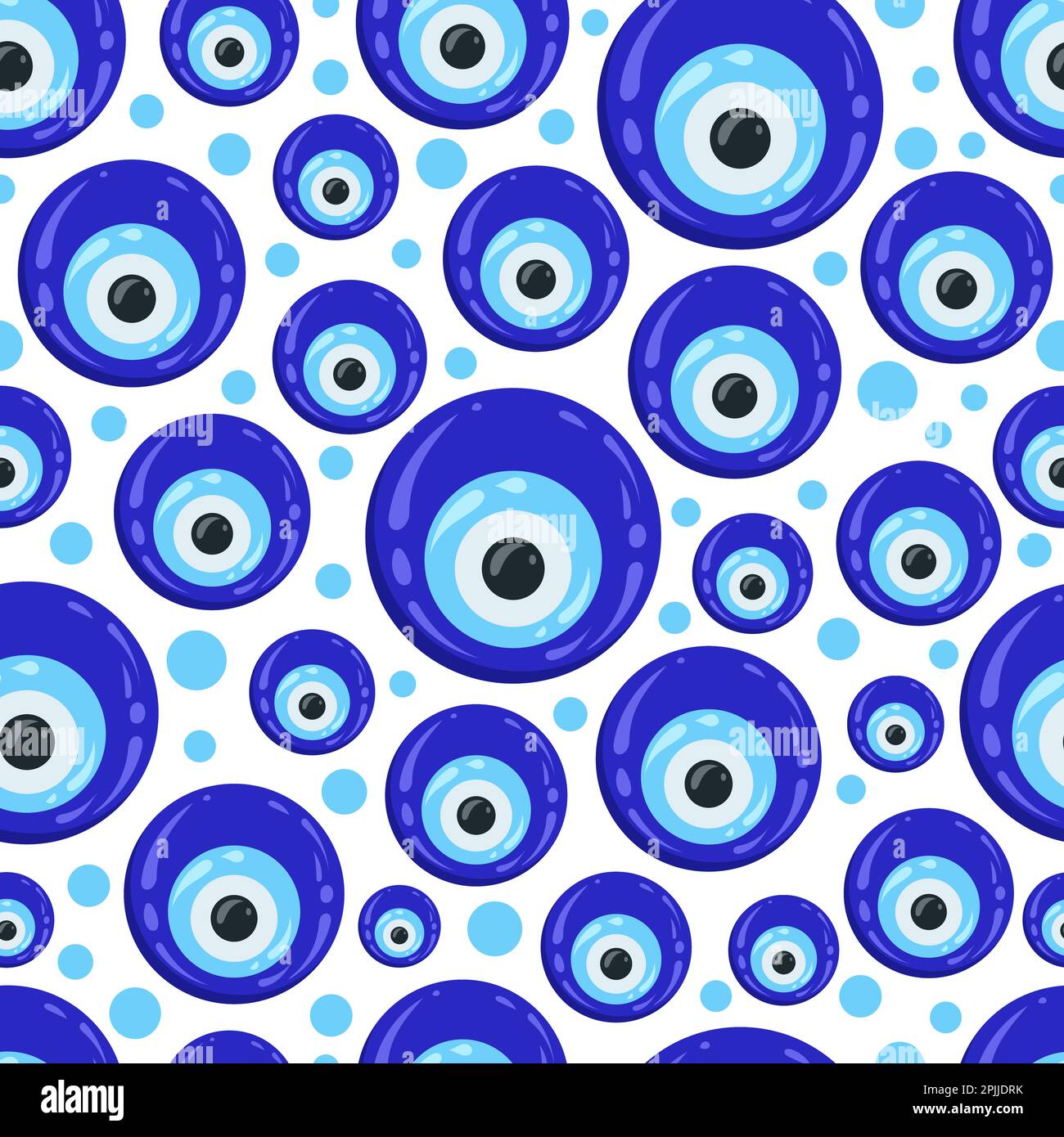 Evil eye pattern. Greek bead and turkish blue nazar seamless background.  Amulet for luck and energy protection against envy. Vector wallpaper Stock  Vector Image & Art - Alamy
