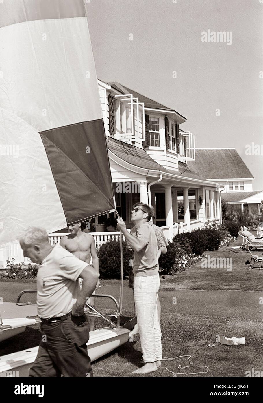 president kennedy at independence hall 4 july 1962