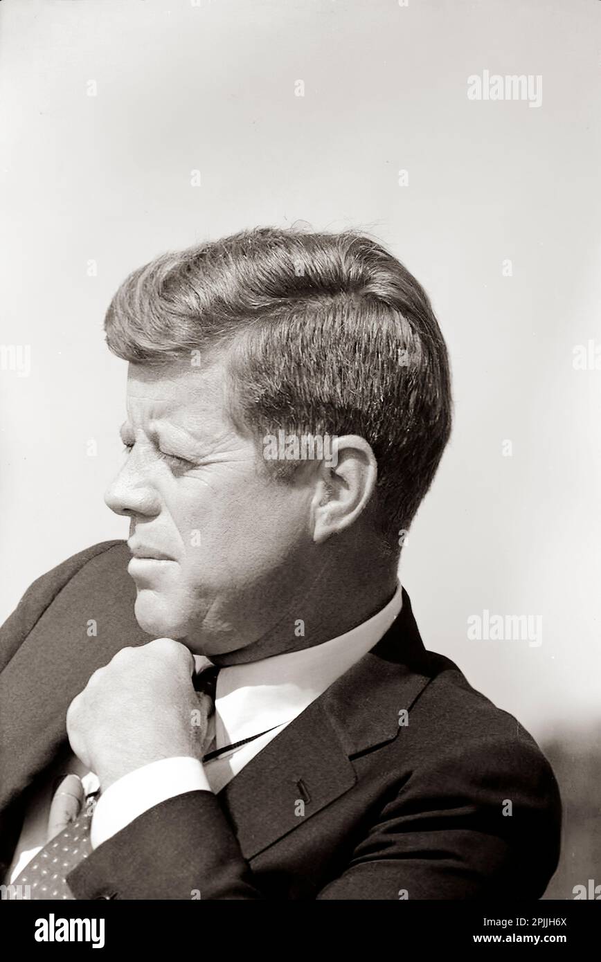 STC276463 2 September 1963 President John F. Kennedy during his