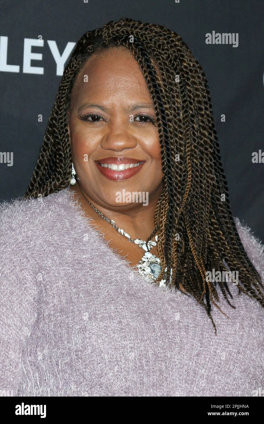 LOS ANGELES - APR 2:  Chandra Wilson at the 2023 PaleyFest - Grey's Anatomy at the Dolby Theater on April 2, 2023 in Los Angeles, CA Stock Photo