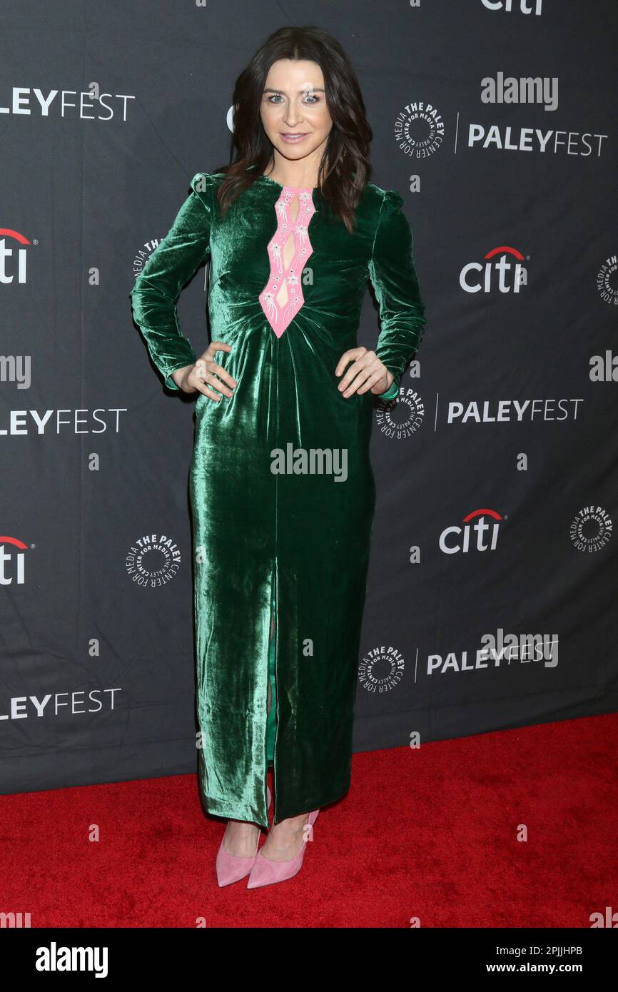 LOS ANGELES APR 2 Caterina Scorsone at the 2023 PaleyFest Grey's