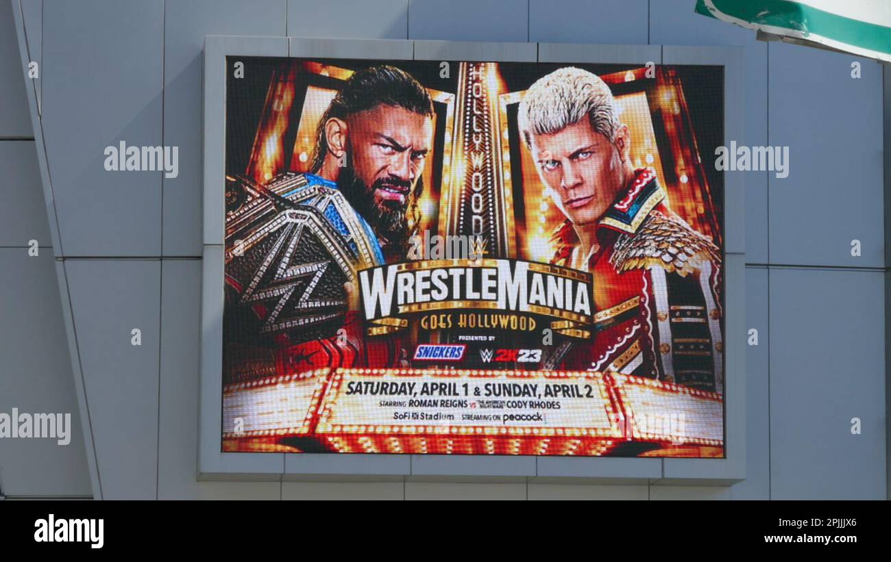 Dwayne The Rock Johnson, John Cena in attendance for WRESTLEMANIA XXVII  Press Conference, Hard Rock Cafe, New York, NY March 30, 2011. Photo By:  Rob Rich/Everett Collection Stock Photo - Alamy