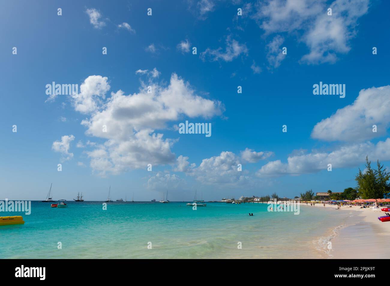 Bridgetown barbados beach hi-res stock photography and images