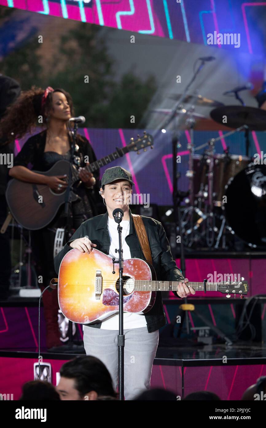 Austin Texas USA, April 1 2023: Country singer LILY ROSE performs