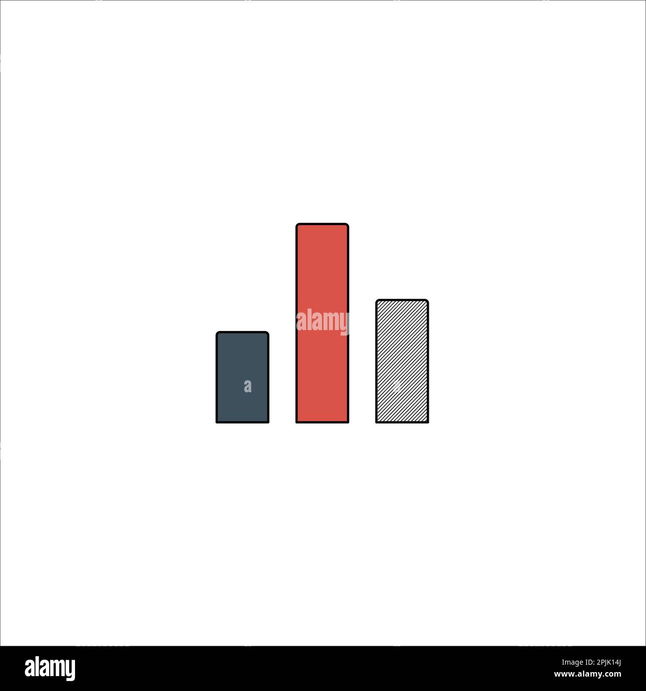 Graph Icon Chart bar symbol for your web site design, logo, app, UI ...