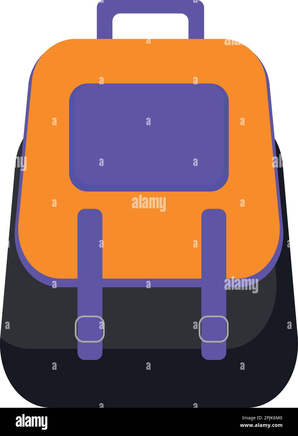 Cycling backpack icon cartoon vector. Sport bike Stock Vector