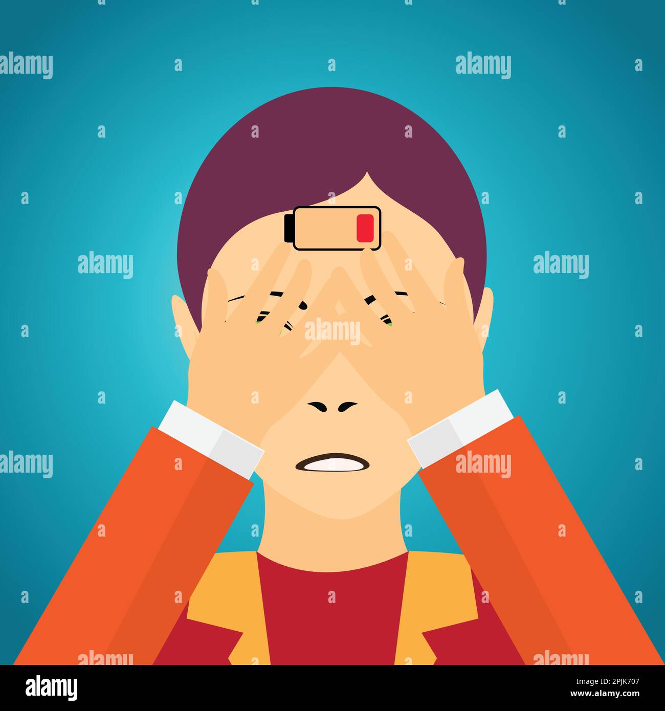 Forehead part Stock Vector Images Alamy