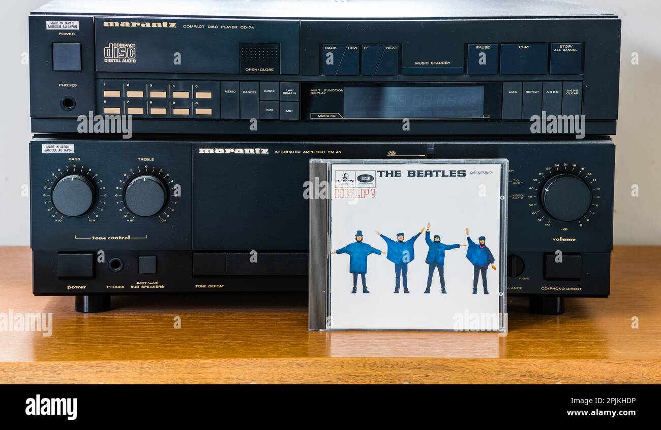EMI CD  Disc - The Beatles - Help! Stock Photo