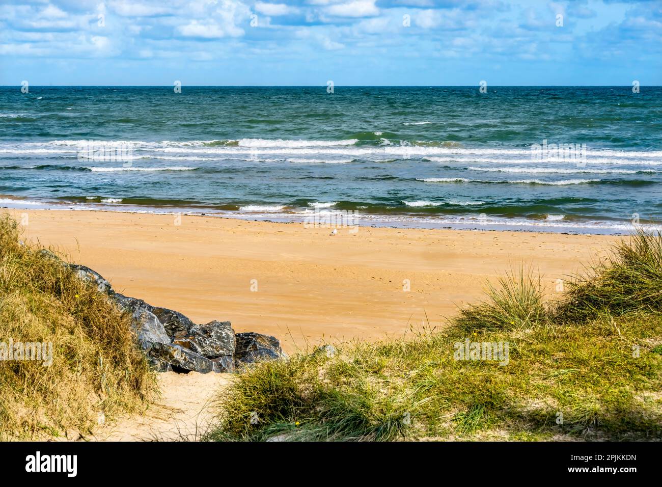 Omaha Beach, Normandy, France Stock Photo Alamy