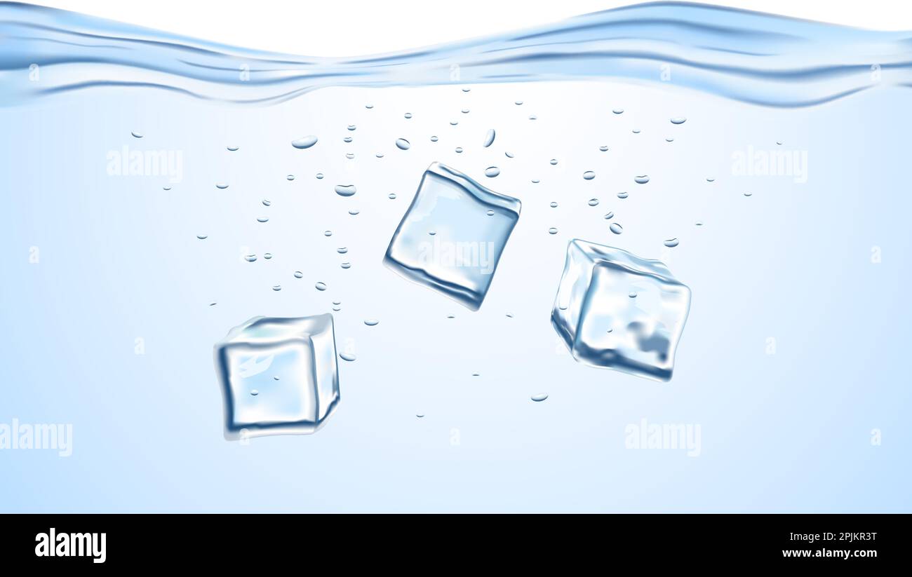 One Big Ice Cube And Three Small Ice Cubes, Ice Cream Brick, Solid Ice,  Water Ice Crystals PNG Transparent Image and Clipart for Free Download