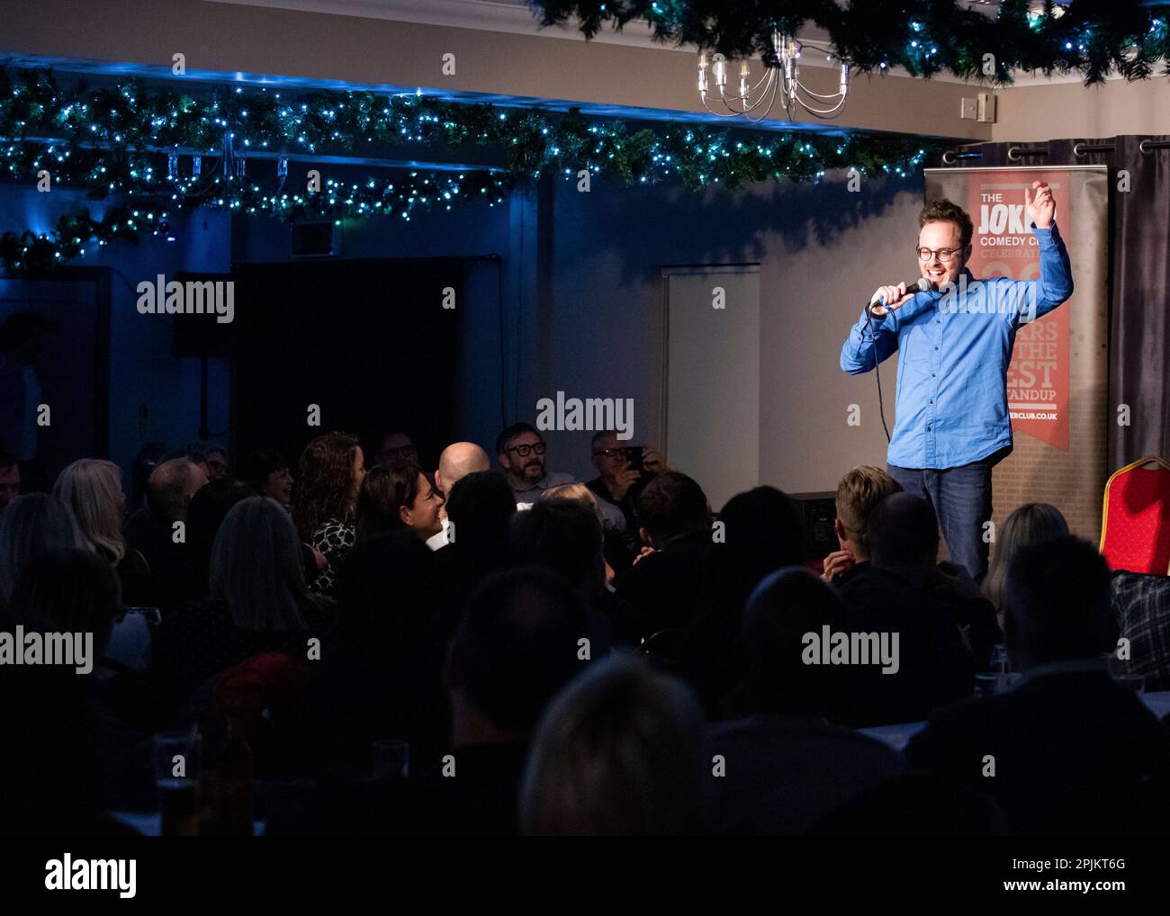 Gareth Richards, Stand-Up Comedian, Joker Comedy Club, Southend-on-Sea, Essex © Clarissa Debenham / Alamy Stock Photo