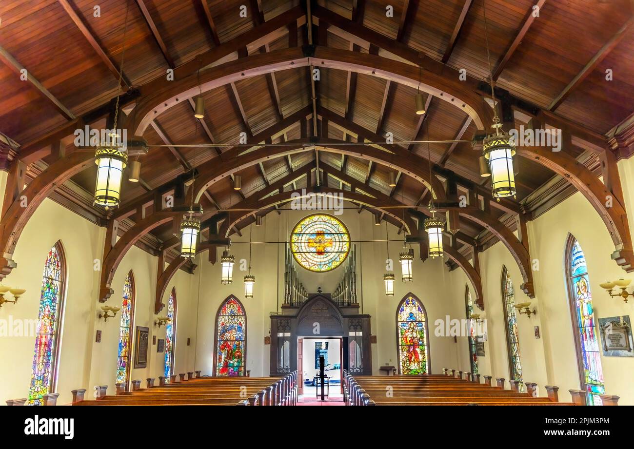 Trinity Parish Church, Saint Augustine, Florida. Founded in the 1700's