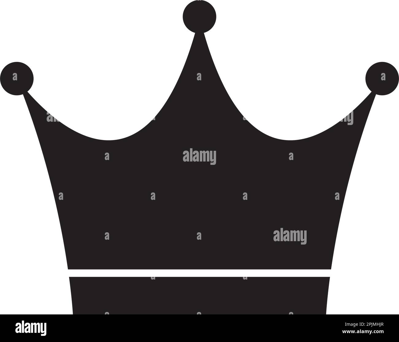 Crown icon. Royal, luxury symbol. King, queen, princess crown. Premium