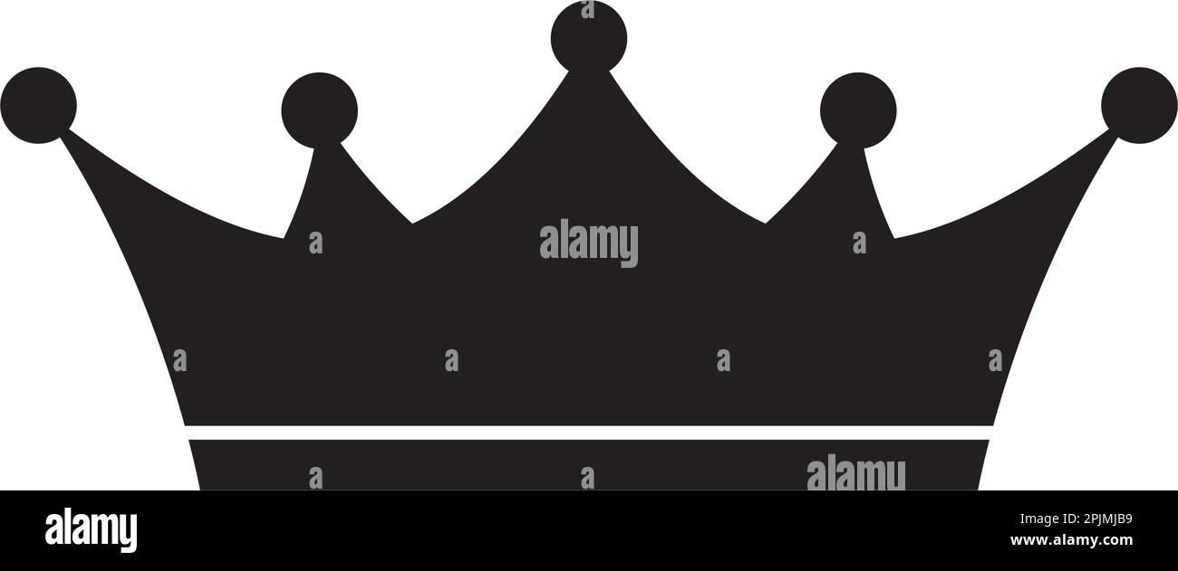 Crown icon. Royal, luxury symbol. King, queen, princess crown. Premium awards. Royal, deluxe ...