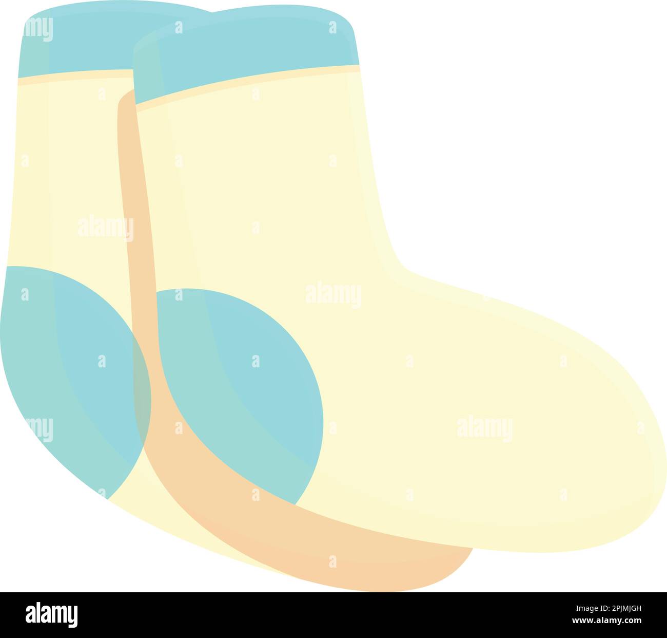 Baby socks icon cartoon vector. Girl party. Child happy Stock Vector ...