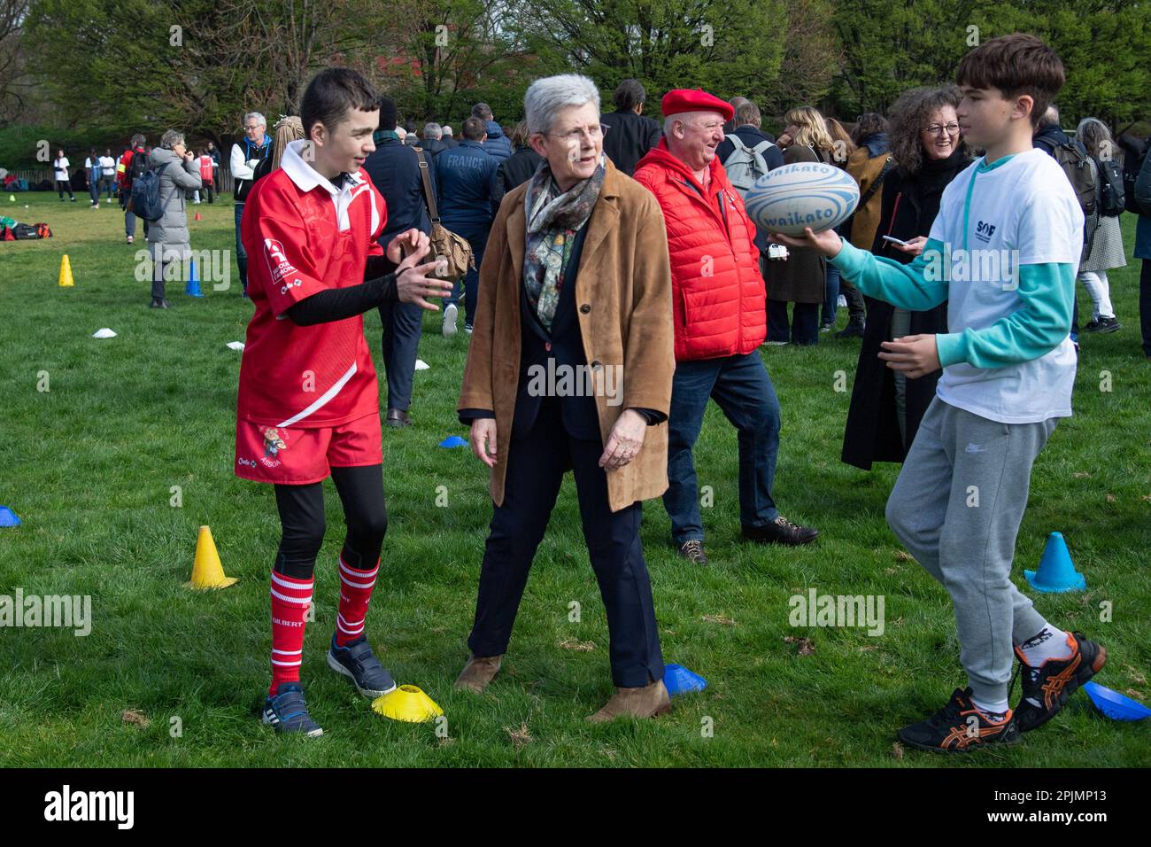Paris, France. 03rd Apr, 2023. French Junior Minister For the Persons