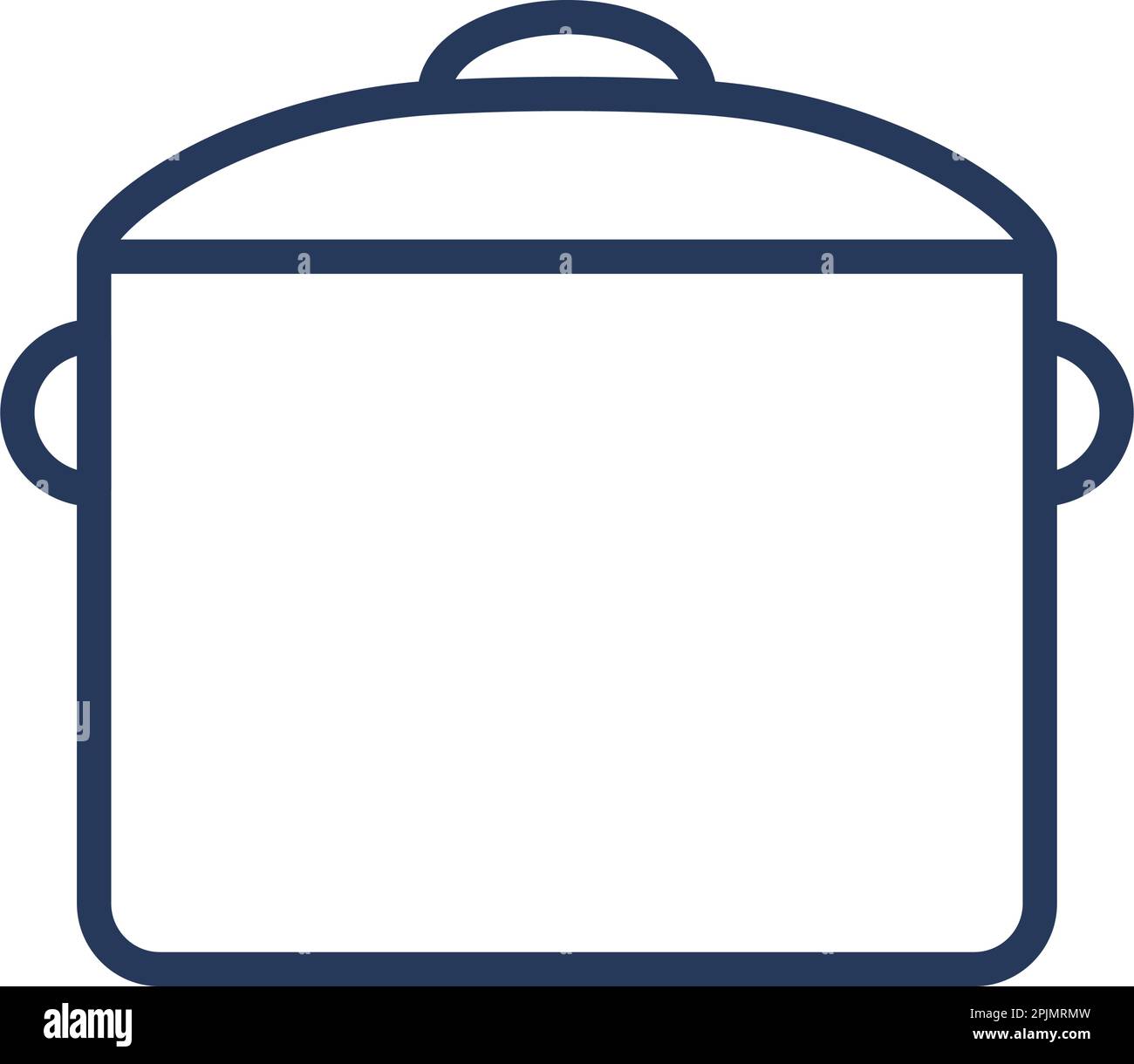 Pan line icon. Saucepan outline icon. Vector illustration Stock Vector ...