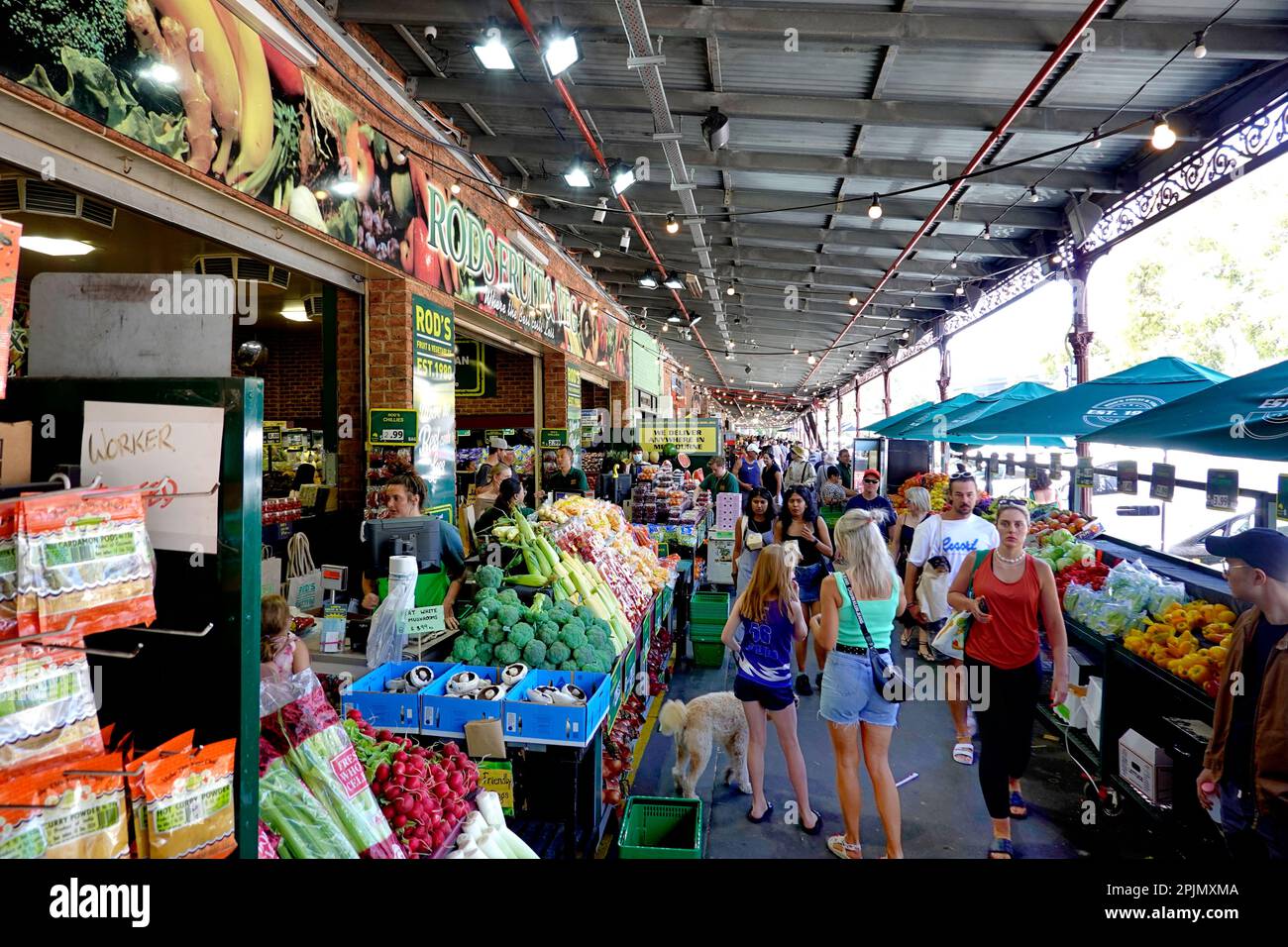 South Melbourne Market, Australia Stock Photo