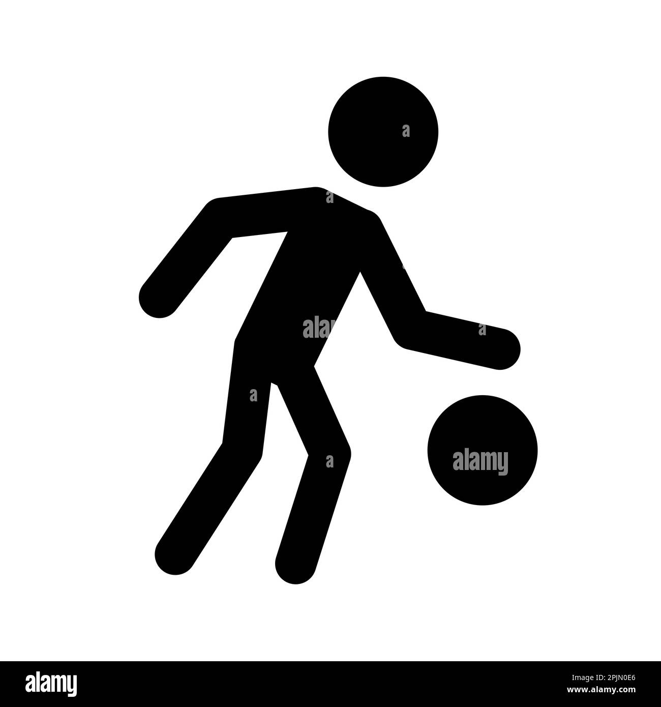 Basketball sport icon. Basketball player silhouette symbol on isolated