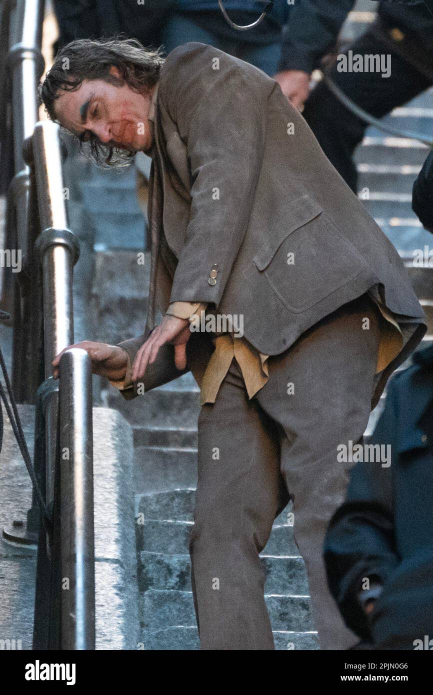 New York, NY, USA. 2nd Apr, 2023. Joaquin Phoenix out and about for