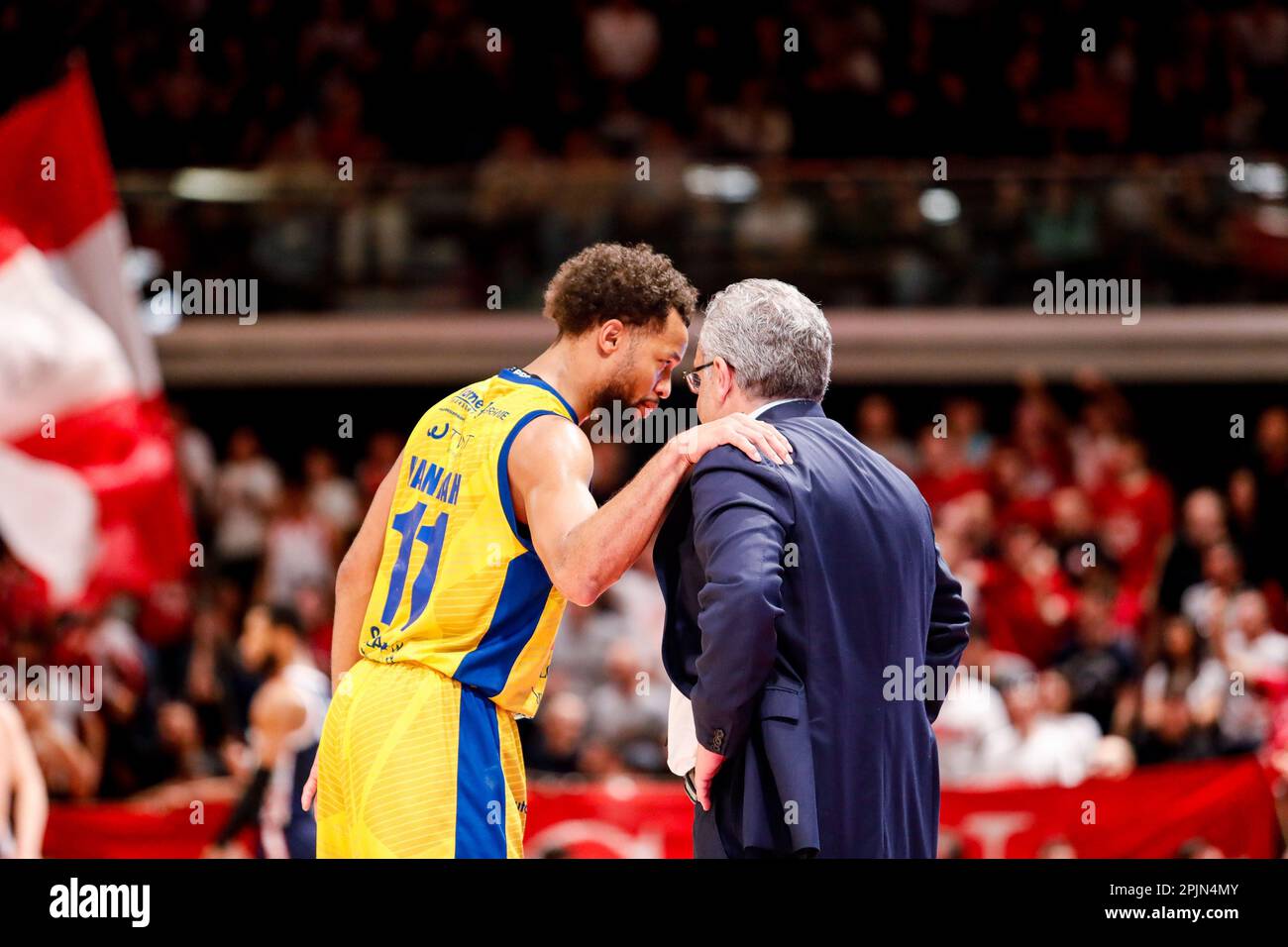PalaBigi, Reggio Emilia, Italy, April 02, 2023, Clevin Hannah ...